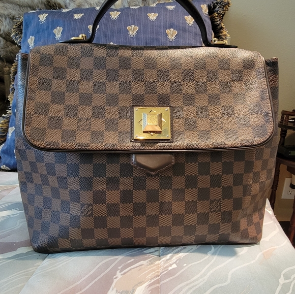 Louis Vuitton Damier Ebene Begamo TopHandle GM Han - Picture 2 of 13